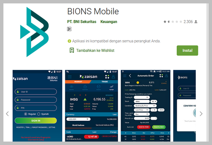 Aplikasi BIONS Mobile