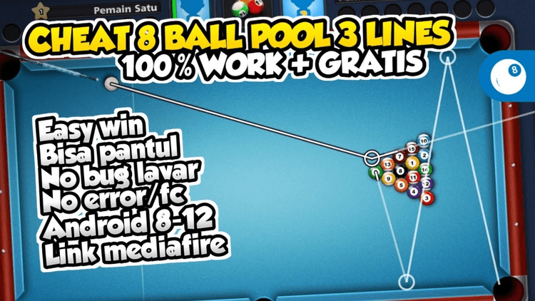 8 Ball Pool Mod APK Garis Panjang 5.14 (Garis Panjang Dan Coin)