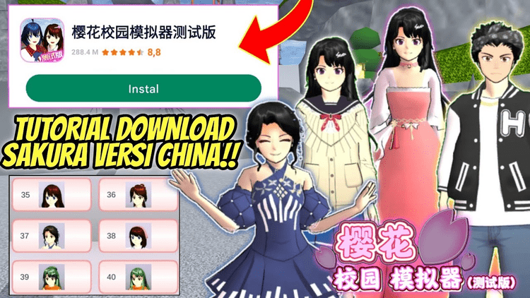 Download Sakura School Simulator versi China apk